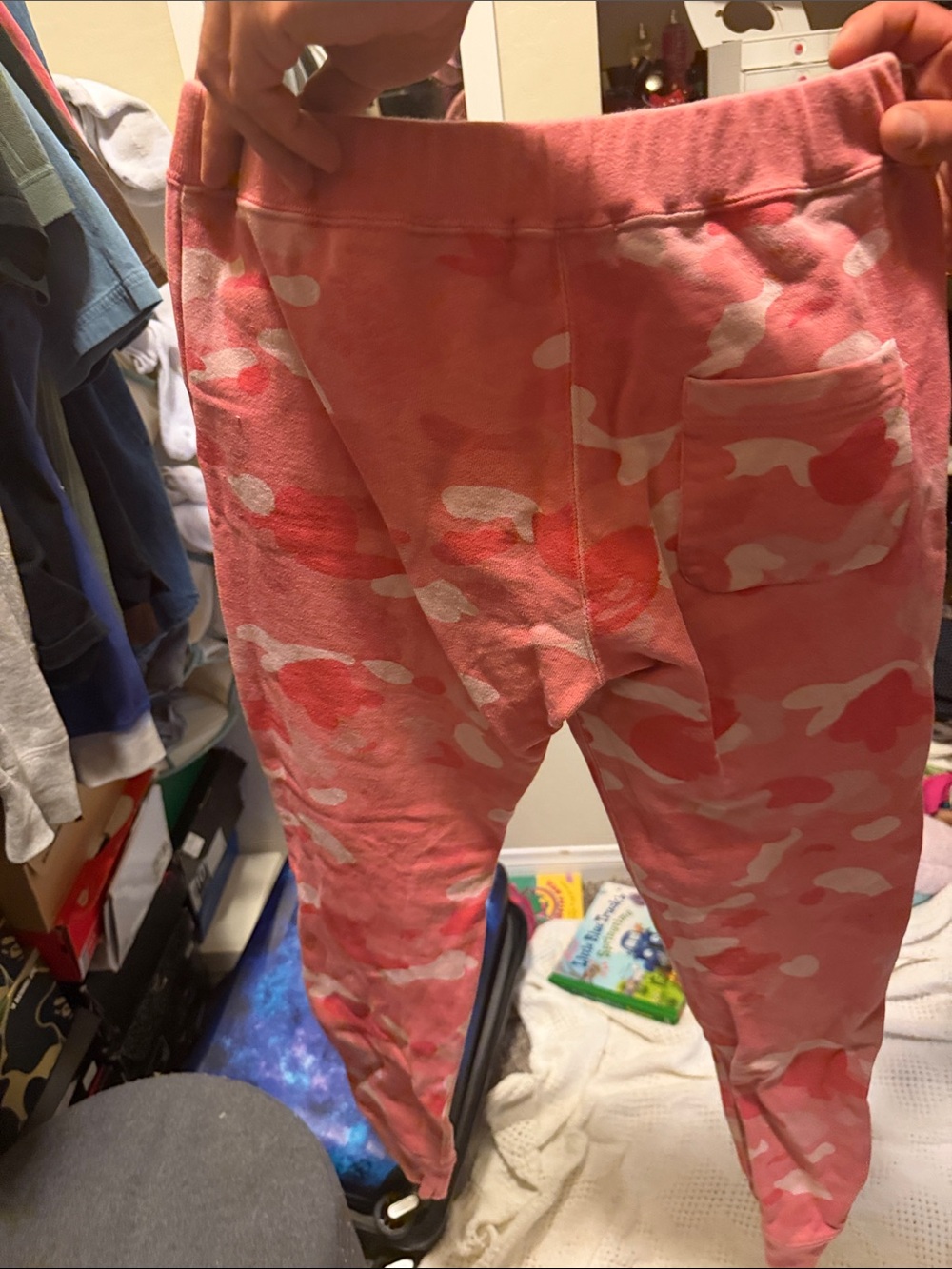 Women’s shark bape sweats Pink Camo Shark-Print Jogger Pants - Picture 2 of 4